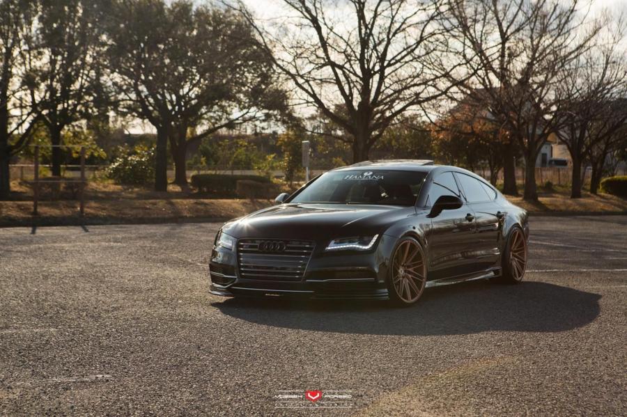  Audi RS7 Sportback on Vossen Wheels 2015 года  (фото 3 из 10)